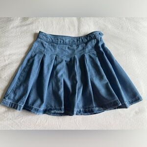 American Eagle Outfitters Blue Mini Skater Skirt